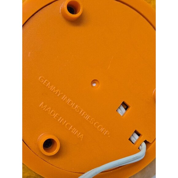 Vintage Gemmy Foam Light up 9" Pumpkin Goofy Face - Picture 7 of 9